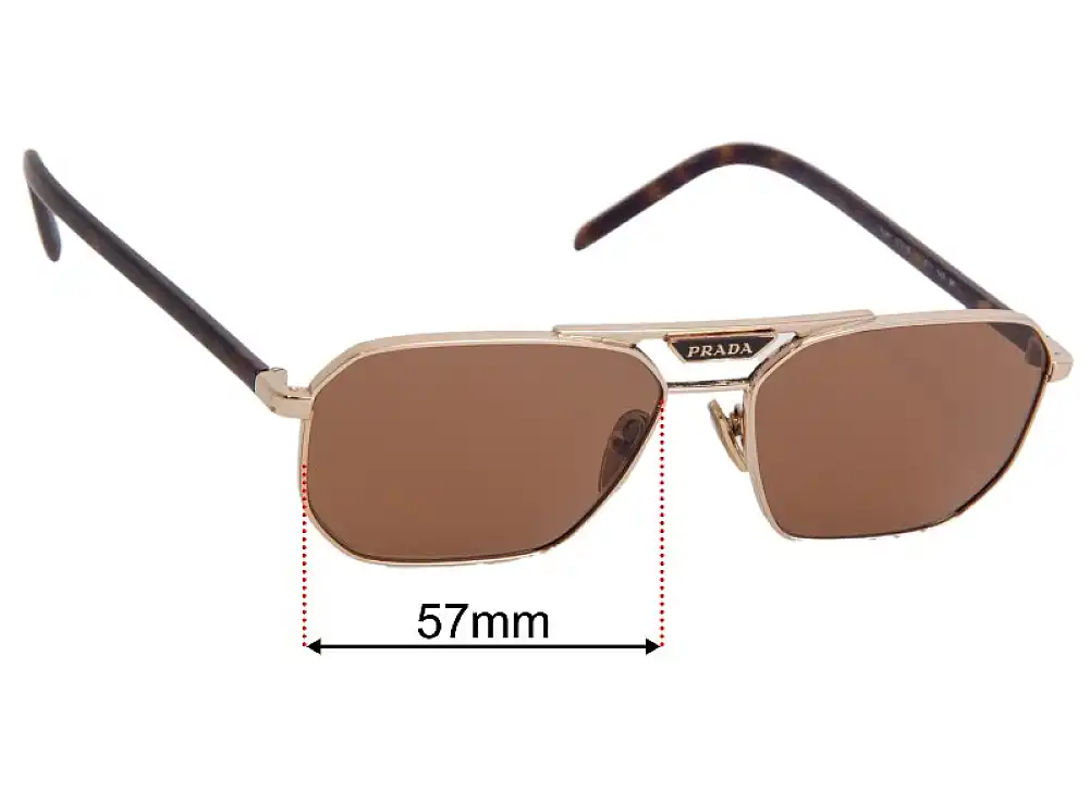 Prada SPR58YS 57mm Replacement Lenses by Sunglass Fix™